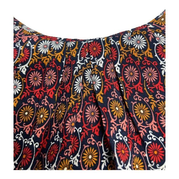 Anthropologie Vanessa Virginia Wanderlust Top LARGE Sleeveless Keyhole Neck - Picture 4 of 11